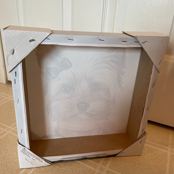 12”x12” WRAPPED CANVAS Yorkie Girl - Picture 5 of 9